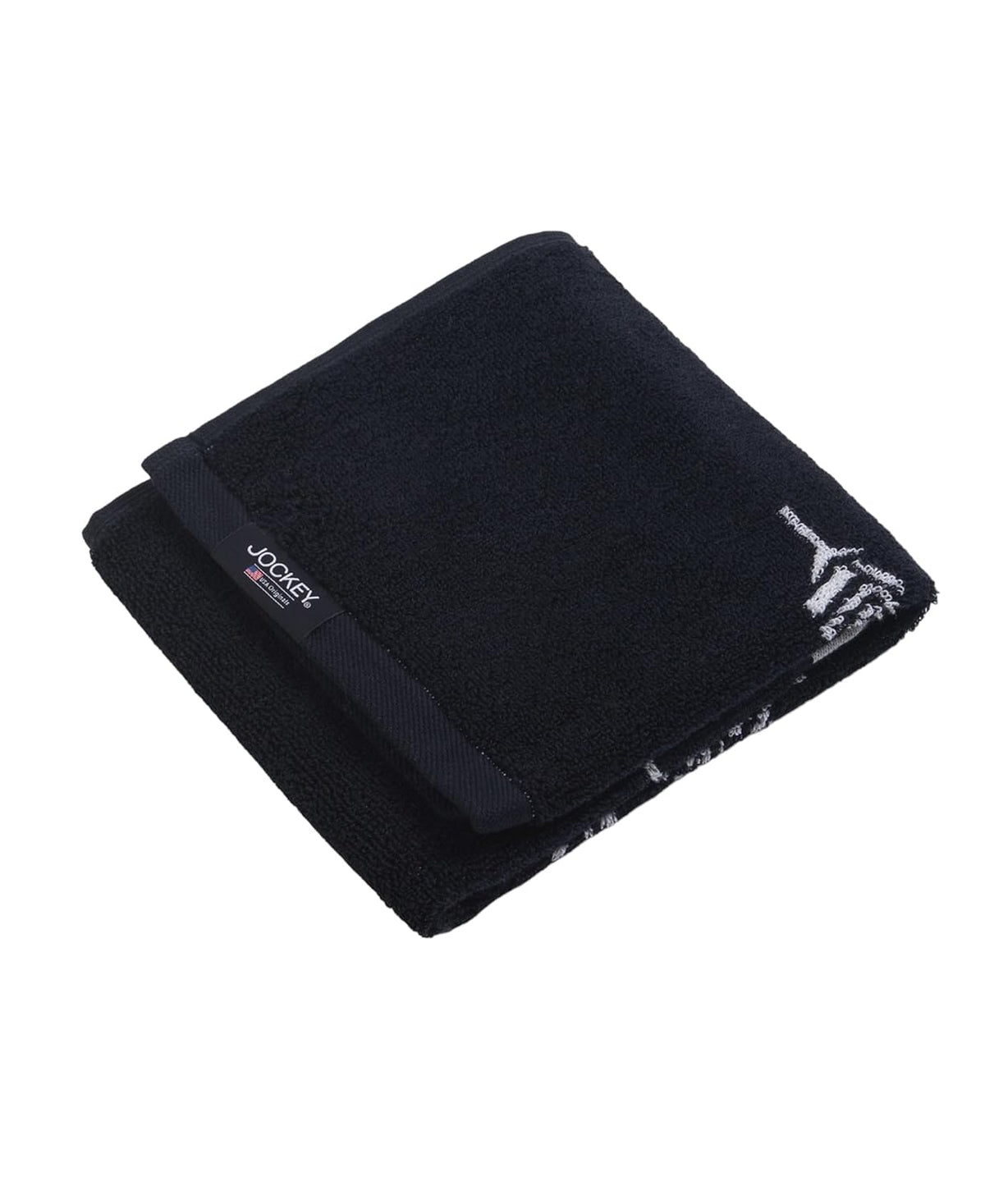 Jockey T224 Men'S Cotton Hand Towel 400 Gsm | Rich Terry Ultrasoft & Durable Printed Hand Towel (Pack Of 2) - Deep Navy