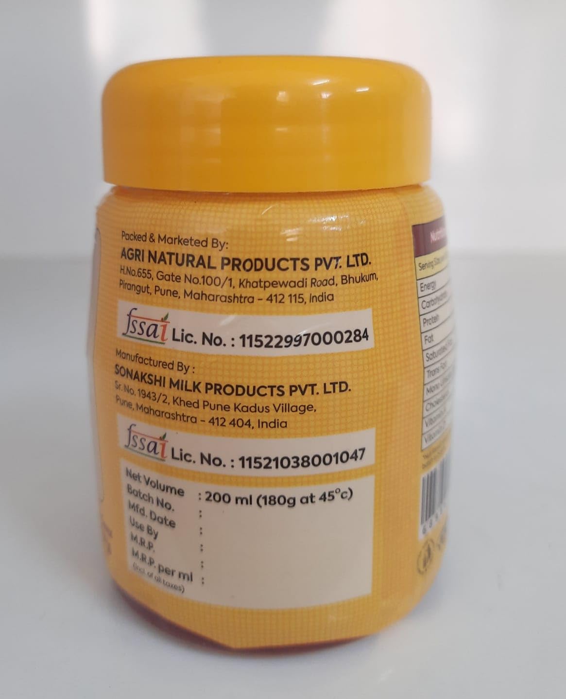 Organic Cow Ghee By Molten Gold | Rich In Vitamin A, D, E & K Healthy Desi Ghee For Frying | (200ml) 6.7 Ounce | Jar Pack