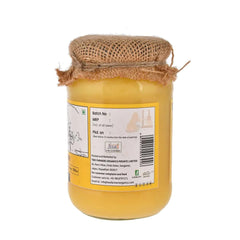Pure Natural A2 Desi Cow Ghee By Two Farmers Organics | Rich In Vitamins A, E Healthy Desi Cow Ghee Good For Glowing Skin | (500ml) 16.9 Ounce | Jar Pack
