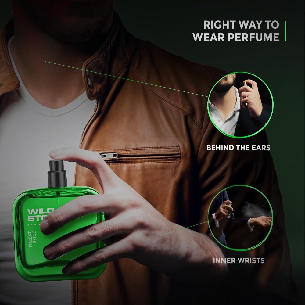 Wild Stone Forest Spice Body Spray Eau De Perfume For Men 50ml 1.6 Fl.oz.| Long Lasting Fragrance