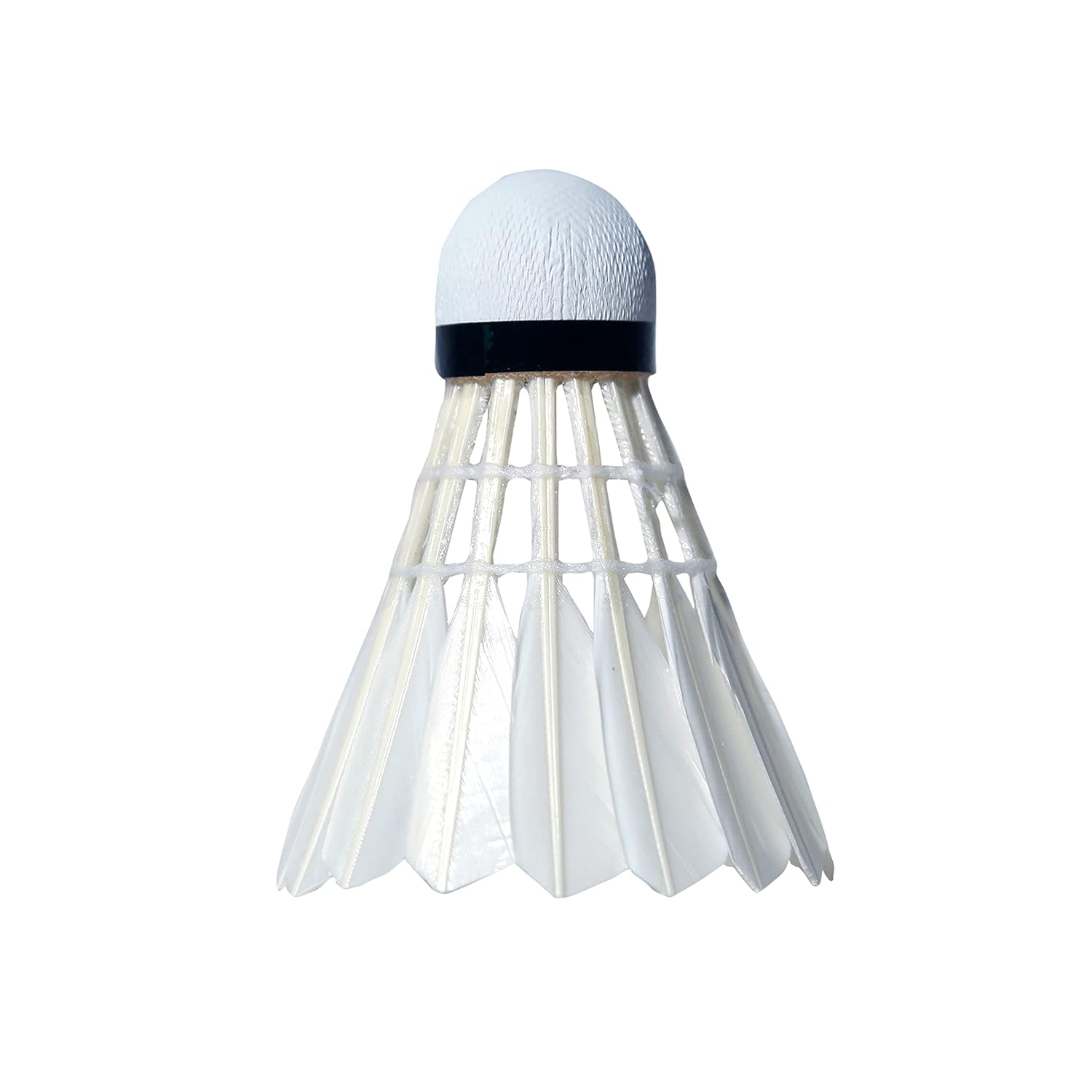 Transform TF-100 Premium Feather Shuttlecock , Speed - 76 | White , Pack Of 1