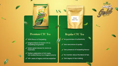 Goodricke Combo Pack Of 2 X 250gm, 8.8 Ounce Each - Thurbo Darjeeling Tea & Super Cup Gold Tea | 100% Pure & Original Single Estate Whole Leaf Tea - Low Caffeine Loose Leaves