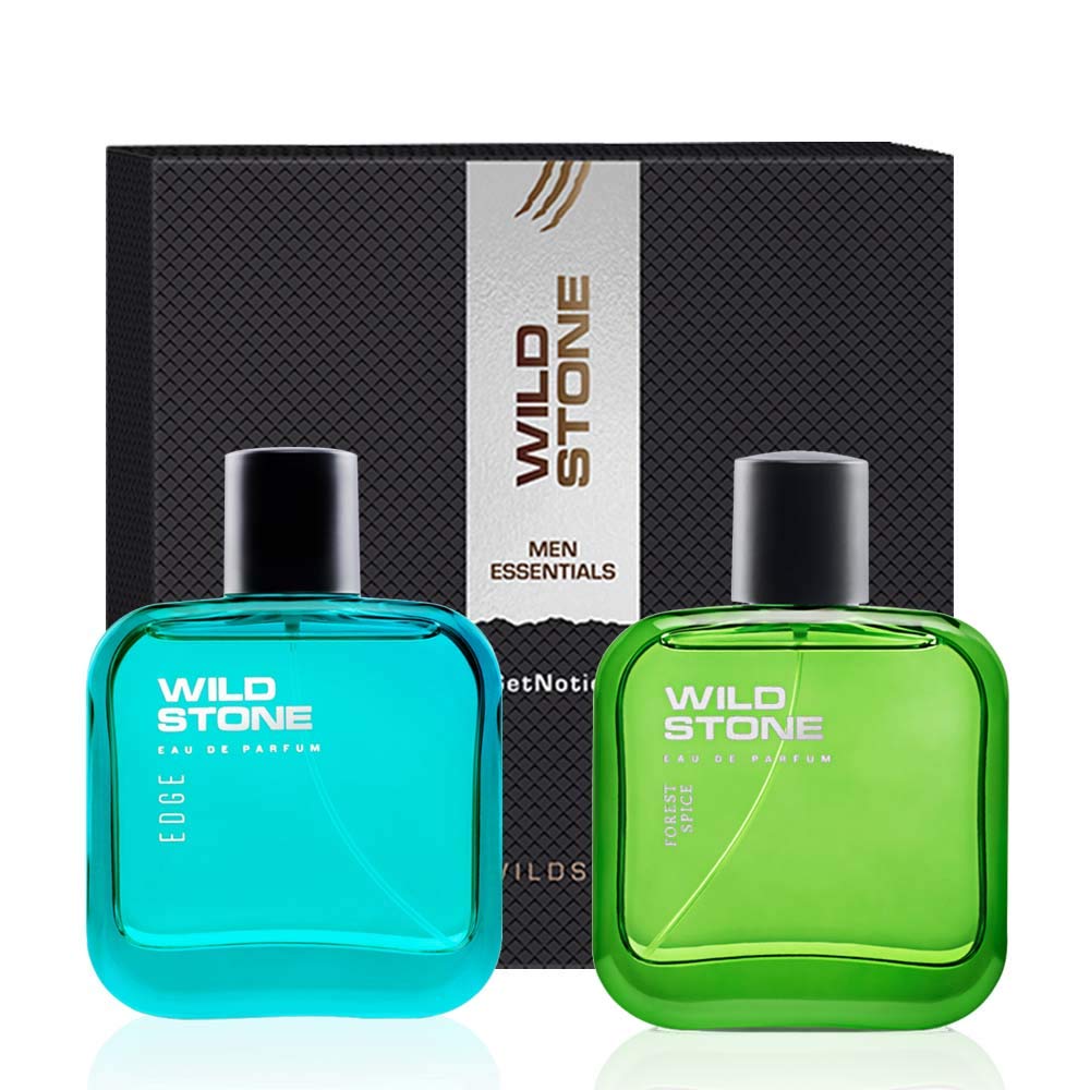 Wild Stone Forest Spice & Edge Eau De Perfume For Men 250ml 8.4 Fl.oz. Pack Of 5 | Perfect Gift For Aniverssary