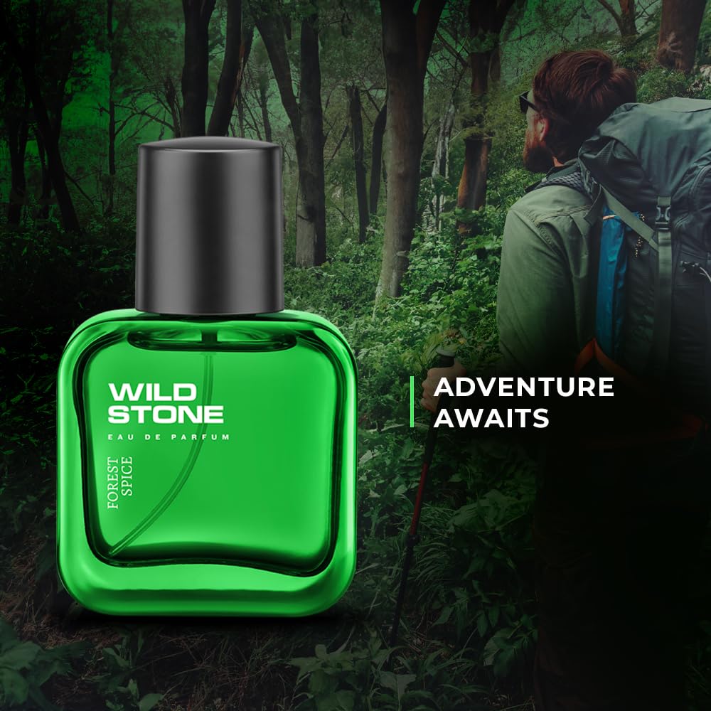 Wild Stone Forest Spice Eau De Perfume For Men 30ml 1.0 Fl.oz. | Long Lasting Fragrance