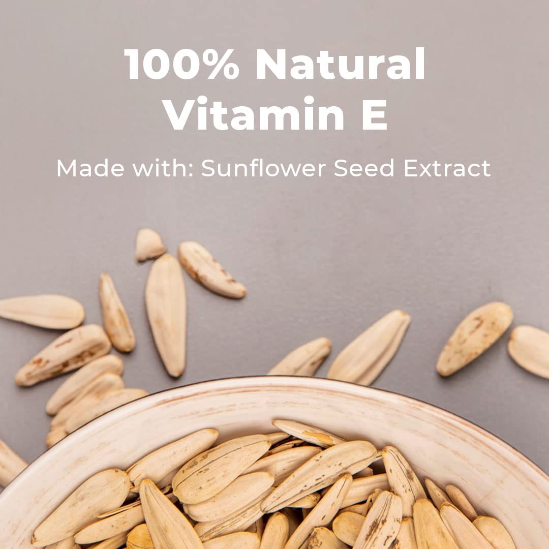 Andme Vitamin E Capsules, Skin Glow Supplements 10 Mg For Glowing Skin & Hair, Reduces Wrinkles , Face Brightening Skin Supplement For Women | 60 Tablets , 100gm 0.2lbs