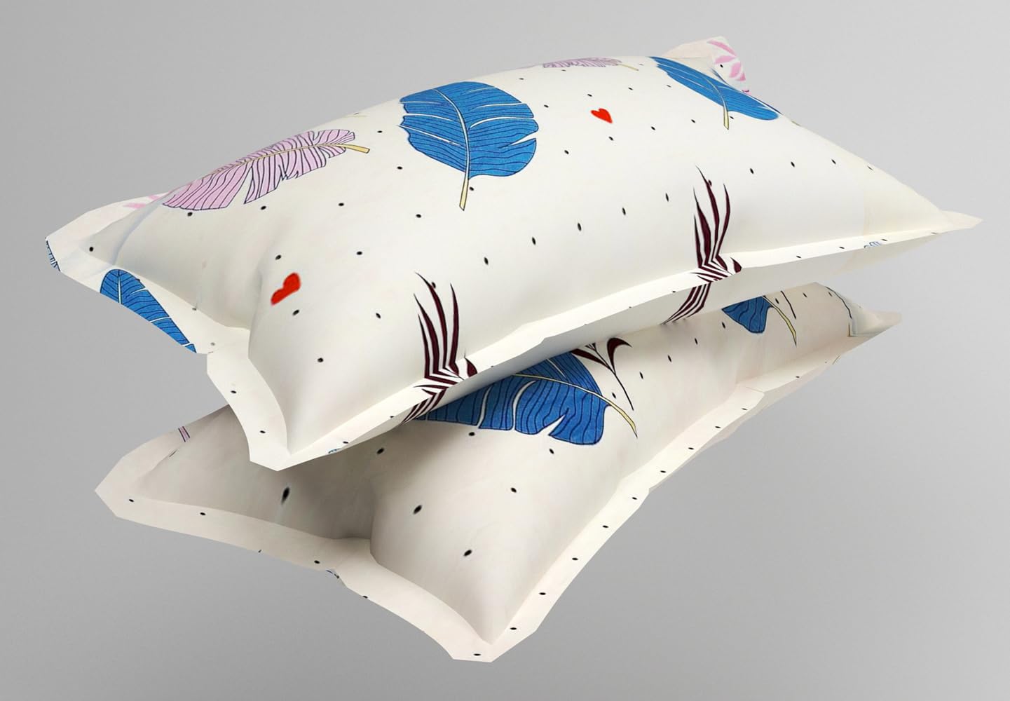 Double Bedsheet With 2 Pillow Covers - 86 X 88 Inch, Off White | Soft Brushed Microfiber-Breathable & Wrinkle Free Bedsheet
