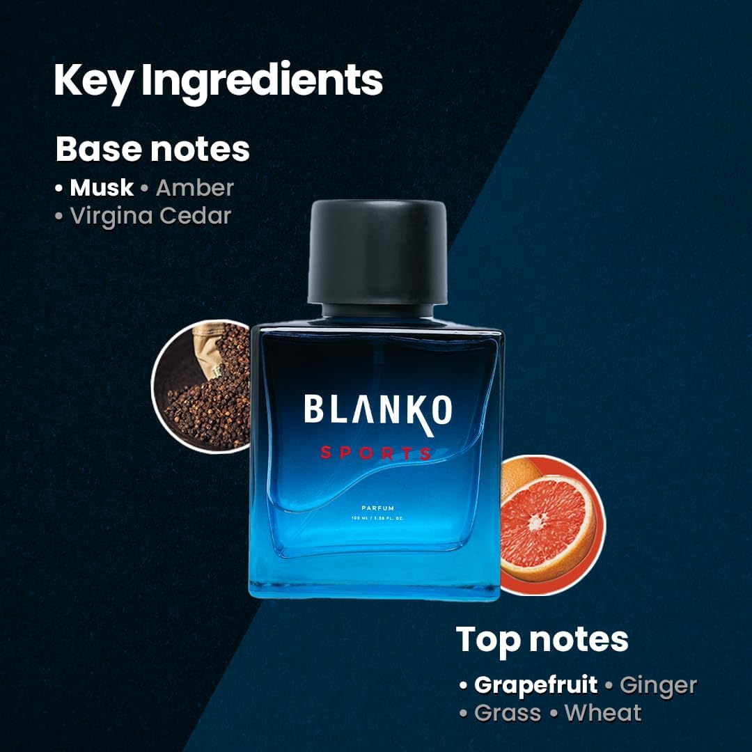 Blanko Luxury Collection TLT Men's Parfum Gift Set Pack Of 5x 3.4 Fl.oz. | Empire+ Old Money+ Indian Oud+ Legend+ Sports | Long Lasting Fragrance Perfume With Time Lock Technology