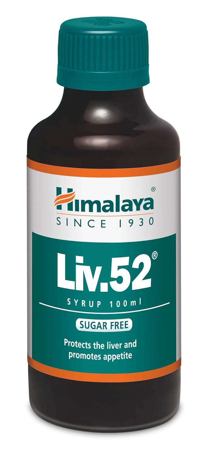 Himalaya Healthcare Himalaya Liv.52 Syrup, For Liver Protection, Appetite & Liver Care Syrup Sugar Free | 100ml