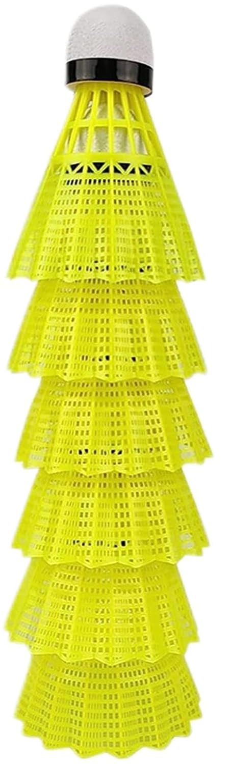 Vankab Nylon Quality Badminton Shuttlecock | Green , Pack Of 10 | For Beginners With Premium Quality