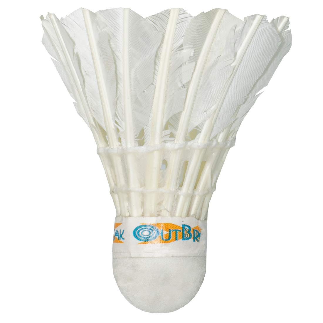 Kay - Kay Badminton Duck Feather Shuttlecocks , Pack Of 10 Pc | White , With High Quality Natural Cork
