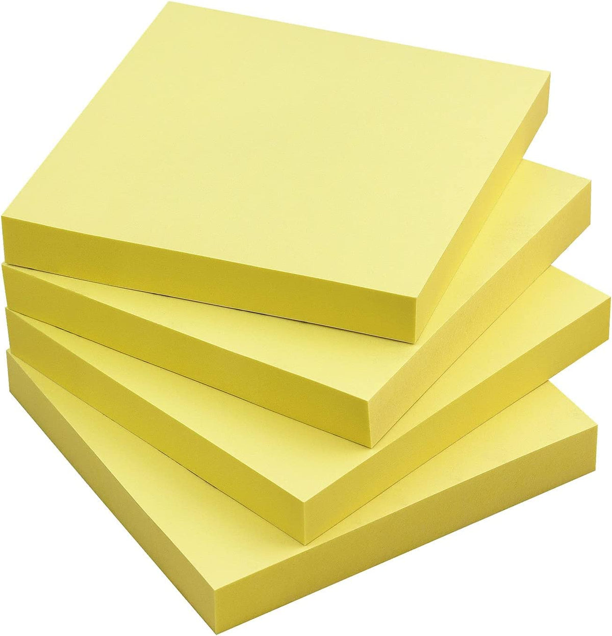 Yellow 3 X 3 Inch 400 Sticky Notes 4 Pads | 100 Sheets Per Pad