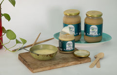 100% Natural Desi Buffalo Ghee By Absolute | Good Source Of Protein Fiber Healthy & Nutritious Desi Ghee Perfect For Laddus | (500ml) 16.9 Ounce | Jar Pack
