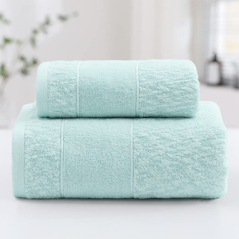 Spread Spain Cotton Small Hand Towel 200 Gsm | Ultra Soft Super Absorbent & Antibacterial Bath Towel (Green)