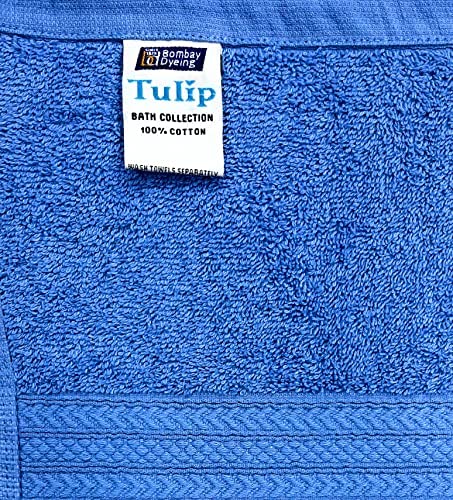 Bombay Dyeing Tulip Xtra Large Size Bath Towel 450 Gsm (Sky Blue)