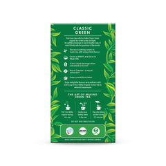 Eco Valley Organic Classic Green Tea - 25 Tea Bags | Boosts Metabolism, Strengthens Immune System - Rich In Antioxidants, Zero Calories, Low Caffeine