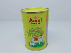 Natural Premium Cow Ghee By Amul | High In Fiber Healthy & Nutritious Pure Cow Ghee Good For Halwa | (1 Litr) 33.8 Ounce | Tin Pack