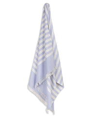 Mush 100% Bamboo Light Weight & Ultra-Compact Turkish Towel 290 Gsm | Super Soft, Absorbent, Quick Dry, Anti-Odor Bamboo Bath Towel (Melt Blue) 250 Tc