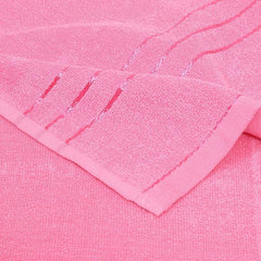 Hanorix 100% Cotton Large Size Bath Towel 900 Gsm | Soft Bath Towel For Men & Women Ultra Absorbent Cotton Towel Soft & Absorbent Towel (Pink) - Pack Of 2