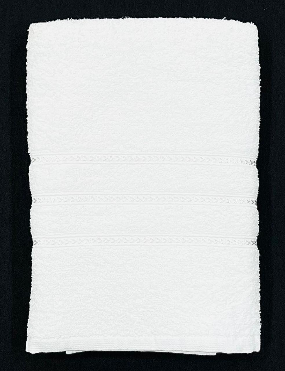 Bombay Dyeing Flora Small Size Bath Towel 500 Gsm - White