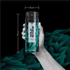 Wild Stone Edge Deodorant Body Spray For Men 150ml 5.0 Fl.oz. | Long Lasting Fragrance