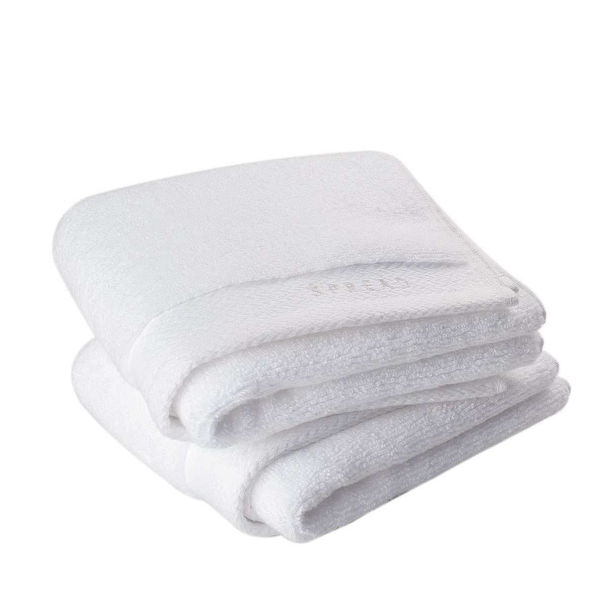 Spread Spain Resort Luxury Cotton Hand Towel 750 Gsm Maximum Softness & Absorbency, Ultra-Durable For Luxury Hotel & Spa Quality Hand Towel- White (2 Piece)