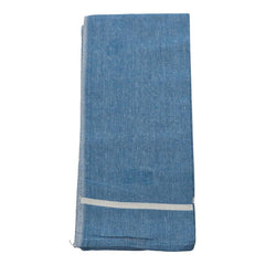 Ambika Stores & Readymades Large Size Kerala Traditional Cotton Bath Towel/Thorthu 350 Gsm | Light Weight Kerala Thorth & Stitched Towels (Blue)