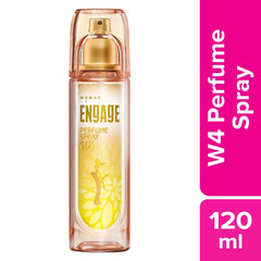 Engage W4 Perfume For Women | Fruity & Floral Fragrance | Skin Friendly Women Perfume 120ml 4 Fl.oz.