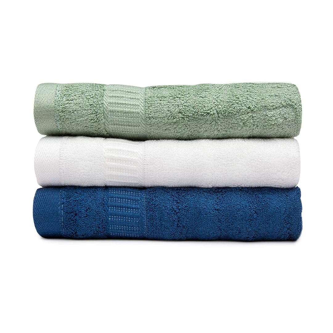 Mush 100% Bamboo Face Towel 500 Gsm | Ultra Soft, Absorbent, & Quick Dry Towels For Facewash, Gym, Travel | Suitable For Sensitive/Acne Prone Skin | Pack Of 3