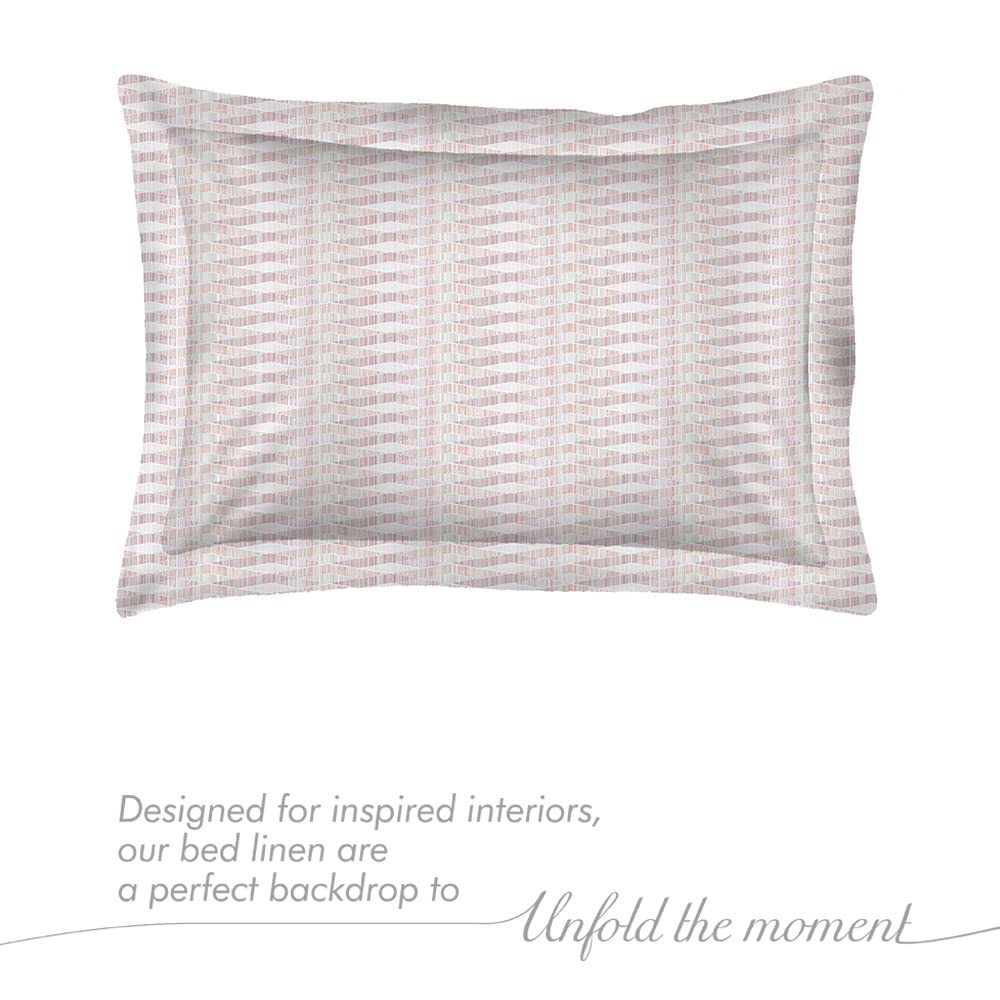 Cotton Bedsheet Set For Single Bed - Size 59 X 88 Inches, Light Pink | 1 Single Bed Sheet With 1 Pillow Cover - Light Weight & Breathable, Ideal For Everyday Use