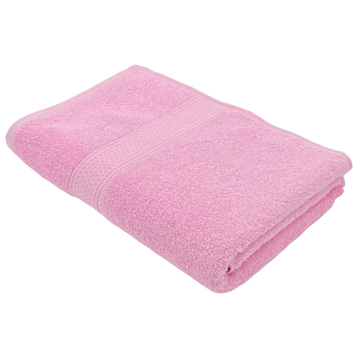 PatPug 100% Indian Ultra Soft Cotton 450 Gsm Bath Towel Large Bath Towel | Highly Absorbent Quick Drying Durable Towel For Men, Women & Kids (Baby Pink)