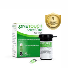 OneTouch Select Plus Test Strips - Pack of 10 Strips | Blood Sugar Test Machine Testing Strips | Global Iconic Brand | For use with OneTouch Select Plus Simple Glucometer