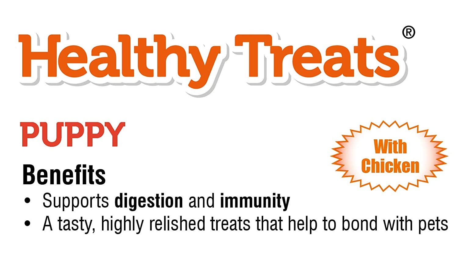 Himalaya Healthy Dog Biscuit Treats (Puppy), Chicken, Suitable For Puppies Age Up To 18 Months | 500gm