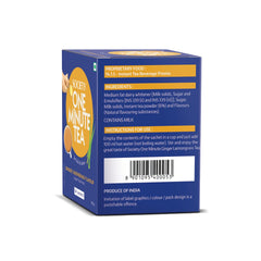 Society One Minute Tea Ginger Lemongrass Flavor Instant Tea Premix 14gm X 20 Sachets - 280gm, 9.8 Ounce, Pack Of 2 | Made With Lemongrass & Ginger - Low Caffeine Chai Patti | Flavored Instant Tea