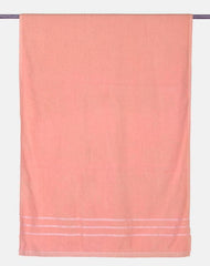 Blissful Creations 100% Cotton Bath Towels 450 Gsm | Soft & Absorbent Bath Towel For Men & Women - Urban Comfort (Peach)