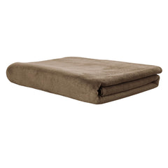 Hokipo Super Soft Microfiber Bath Towel 450 Gsm Large Latte Coffee (IN-641-LCF)