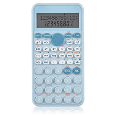 EooCoo Scientific Calculator, Two-line Display, Slim And Portable, Suitable For School And Business, Blue