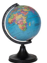 Globe For Kids Learning - 8 Inch High Rotating World Globe For Home, Office, Lab Decor, Best Gift For Kids & Students Learning, Pack Of 1