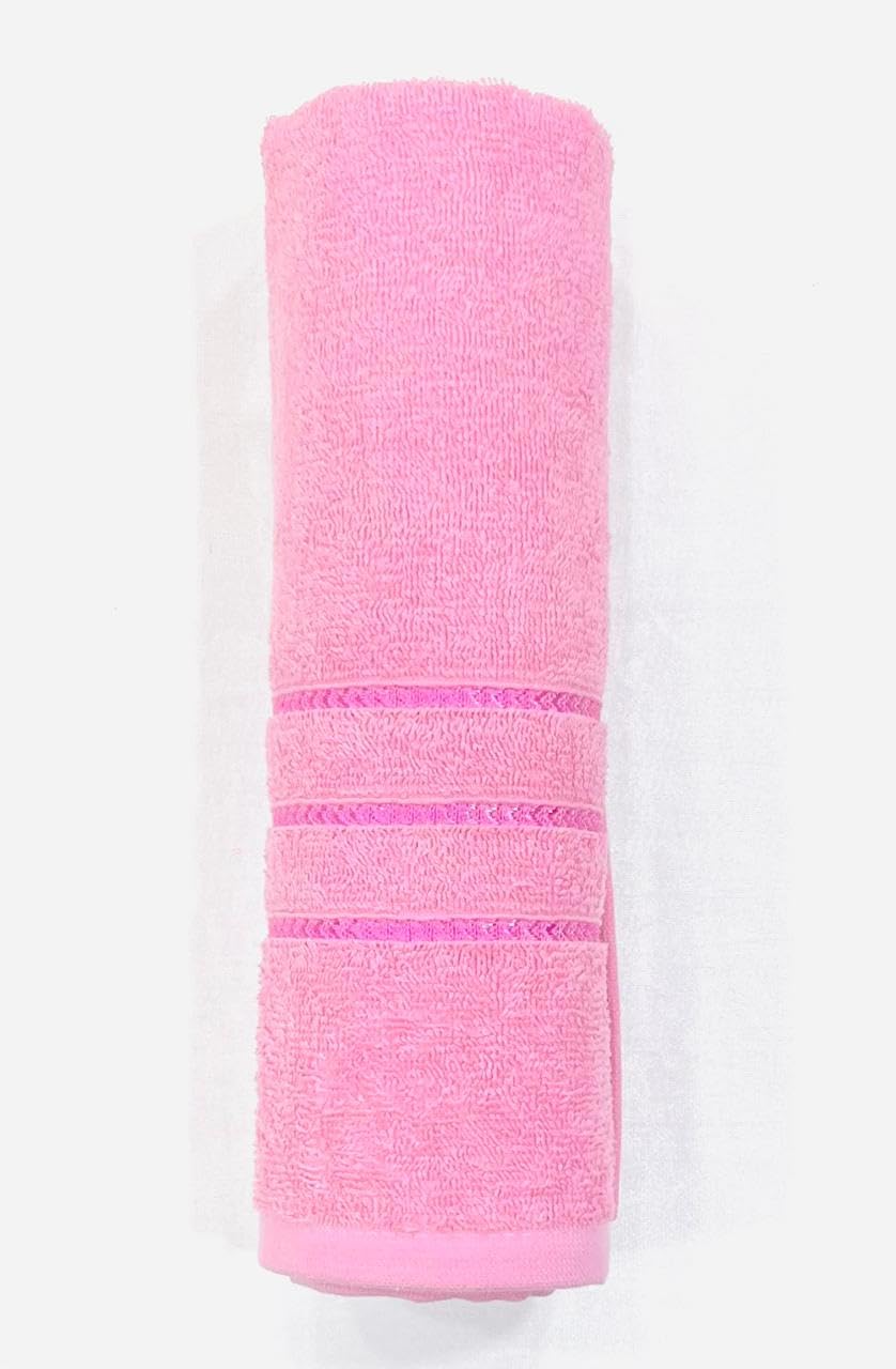 Bombay Dyeing Flora Small Size Bath Towel 500 Gsm - Baby Pink