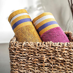 Ddecor Cotton Hand Towel 400gsm (Pink)- Pack Of 2