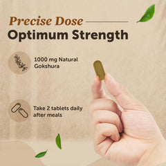 Neuherbs Gokshura Tablet 1000mg Helps To Support Energy & Strength Tribulus Terrestris Energy Booster Supplements, General Wellness Tablets For Men & Women | 60 Tablets 100gm 0.2lbs