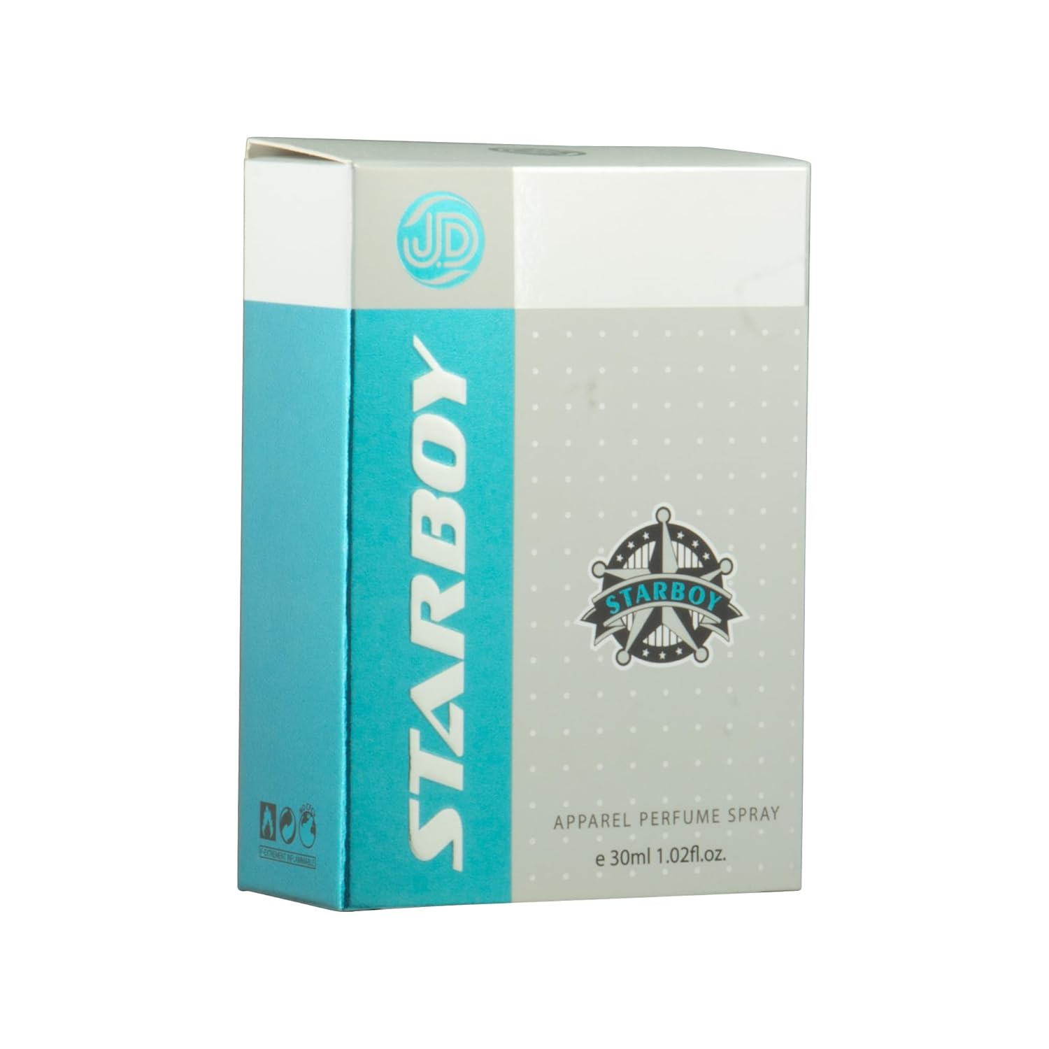 JD International Star Boy White Apparel Unisex Perfume With Long Lasting Fragrance - 30ml, 1.02 Fl.oz | Perfume For Men & Women