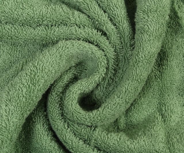 Mafatlal Premium Cotton Bath Towel 1100 Gsm | Quick Dry, Durable Long Size Towel- Pack Of 2 (Green)