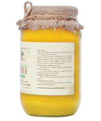 100% Pure Organic Desi Gir Cow Ghee By Vanalaya | Rich Source Of Vitamin A & Healthy Delicious Pure Desi Ghee | (1 Litr) 33.8 Ounce | Jar Pack