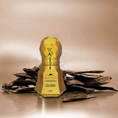 Menjewell Oudh Attar Perfume 12ml 0.4 Fl.oz. Unisex Fragrance | Long Lasting | Non Alcoholic