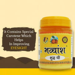 Premium Pure Cow Ghee By Bhavyansh | Healthy & Nutrients Pure Cow Ghee Perect For Halwa | 2 Litre (1 Litr * 2) 67.6 Ounce | Jar Pack