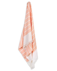 Mush 100% Bamboo Light Weight & Ultra-Compact Turkish Towel 290 Gsm | Super Soft, Absorbent, Quick Dry, Anti-Odor Bamboo Bath Towel (New Peach) 250 Tc