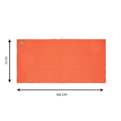 Doctor Towels, Banana Double Cloth Bath Towels 330 Gsm | Super Soft Towels For Sensitive Skin, Quick Dry Towels For Bath Large Size (Orange)