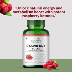 Simply Herbal 800 Mg Raspberry Ketone Fruit Extract For Weight Management Supplement Capsules With Raspberry For Promotes Healthy Weight Management Support | 60 Capsules 100gm 0.2lbs