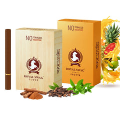 Royal Swag Ayurvedic & Herbal Cigarette, Clove Flavour - (20 Sticks)