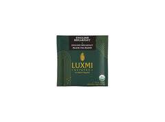 Luxmi Estates English Breakfast Black Tea Blend - 30gm, 1.05 Ounce, 15 Tea Bags | USDA Organic Certified Tea - Darjeeling & Assam Tea | Smooth, Flavorful, Robust, Caffeinated Black Tea